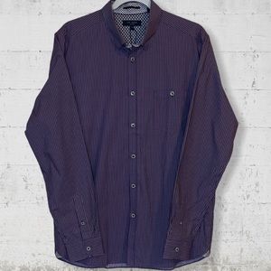 Ted Baker London Men’s Purple Button Down SZ 5